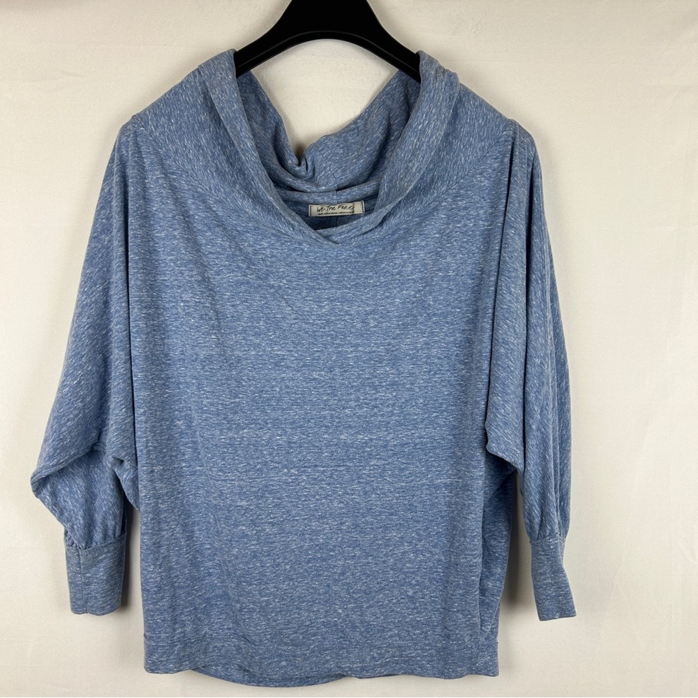 We the free cowl neck loose fit blouse top size S boho chic